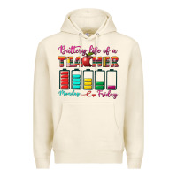 Tofu battery life of a teacher Premium Hoodie - BundleAndBundleShop
