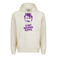 Oatmeal Heather gogol bordello start wearing purple Premium Hoodie - lanVoArt