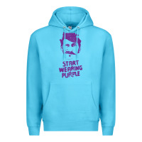 Ocean Blue gogol bordello start wearing purple Premium Hoodie - lanVoArt
