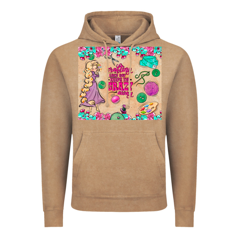 Sewing Crafting Each Day Keeps The Crazy Away Vintage Hoodie by TumblerDesignByShophia | Teevron
