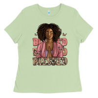 Matcha blessed black woman Ladies Tee - Artiststas