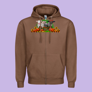 Halloween Baby Sheeps Zipper Hoodie Designed By Lillyallendesigns