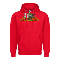 Red halloween baby sheeps Zipper Hoodie - LillyAllenDesigns