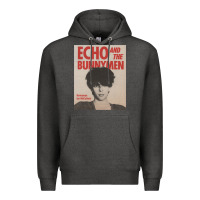 Charcoal Heather echo and the bunnymen Premium Hoodie - lanVoArt