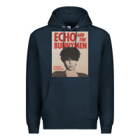 Navy echo and the bunnymen Premium Hoodie - lanVoArt