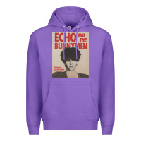 Purple echo and the bunnymen Premium Hoodie - lanVoArt