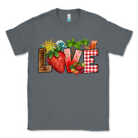 Charcoal Heather love strawberry Classic Tee - RanaPortraitStore
