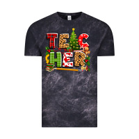 Cloud Black teacher christmas Vintage Tee - texasbilliewilder