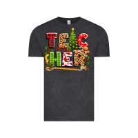 Vintage Black teacher christmas Vintage Tee - texasbilliewilder