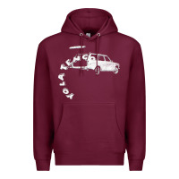 Burgundy yo tengo la Premium Hoodie - lanVoArt