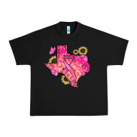 Black Texas map Cancer Urban Heavy Tee - HowdyJamesFarm
