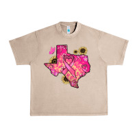 French Oak Texas map Cancer Urban Heavy Tee - HowdyJamesFarm