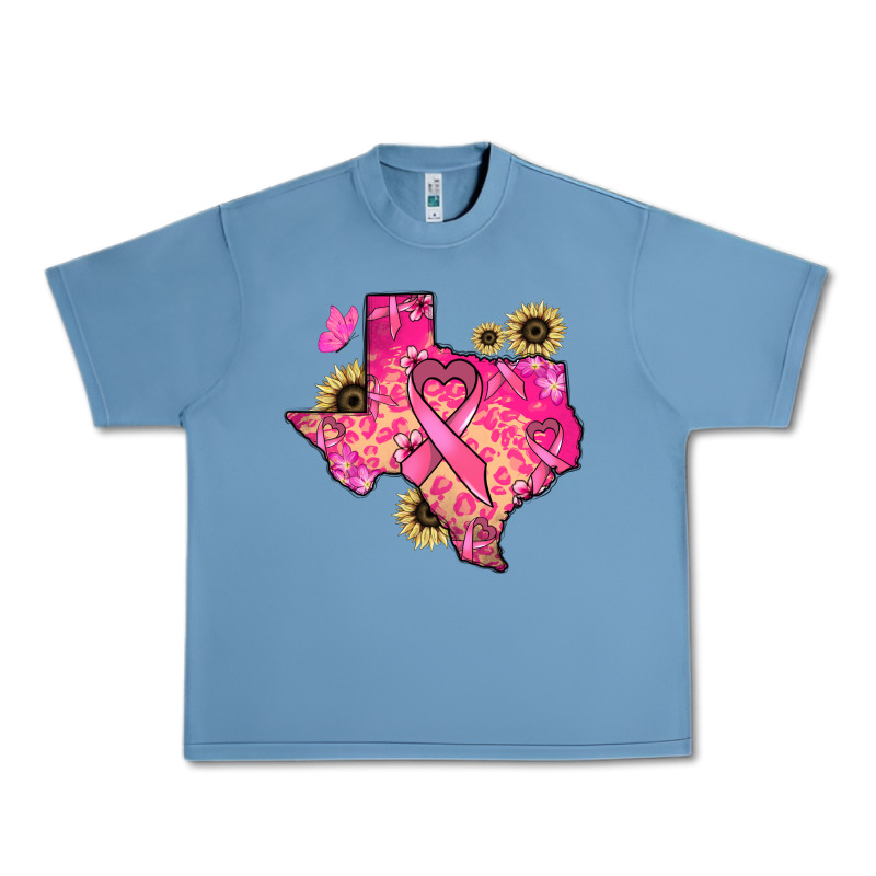 Texas Map Cancer Urban Heavy Tee by HowdyJamesFarm | Teevron