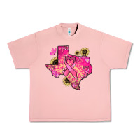 Salmon Texas map Cancer Urban Heavy Tee - HowdyJamesFarm