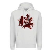 Dove Grey mark of the malkavian Premium Hoodie - lanVoArt