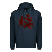 Navy mark of the malkavian Premium Hoodie - lanVoArt