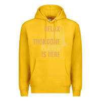 Lemon relax the trombone player is here gift trombone gifts Premium Hoodie - lanVoArt