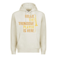 Oatmeal Heather relax the trombone player is here gift trombone gifts Premium Hoodie - lanVoArt