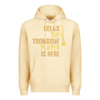 Pina Colada relax the trombone player is here gift trombone gifts Premium Hoodie - lanVoArt