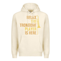 Tofu relax the trombone player is here gift trombone gifts Premium Hoodie - lanVoArt