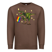 Chestnut lgbtq+  t rex Premium Sweatshirt - Artiststas