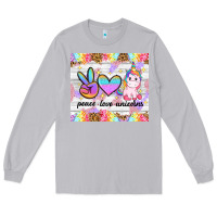 Moon Dust peace loeve unicorns Long Sleeve Tee - CowGirlArtShop