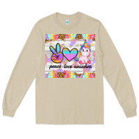 Mushroom peace loeve unicorns Long Sleeve Tee - CowGirlArtShop