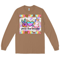 Toasted Coconut peace loeve unicorns Long Sleeve Tee - CowGirlArtShop