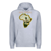 Heather Grey hugh mundell 'africa must be free by 1983' Premium Hoodie - lanVoArt