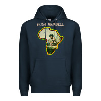 Navy hugh mundell 'africa must be free by 1983' Premium Hoodie - lanVoArt