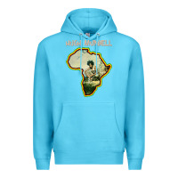 Ocean Blue hugh mundell 'africa must be free by 1983' Premium Hoodie - lanVoArt