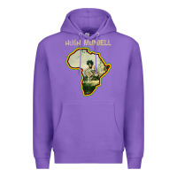 Purple hugh mundell 'africa must be free by 1983' Premium Hoodie - lanVoArt