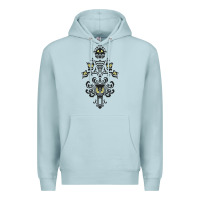 Blue Mist haunted mansion wallpaper Premium Hoodie - lanVoArt