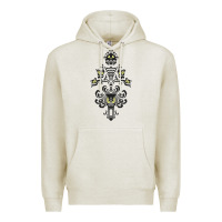 Oatmeal Heather haunted mansion wallpaper Premium Hoodie - lanVoArt