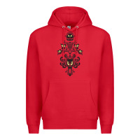 Red haunted mansion wallpaper Premium Hoodie - lanVoArt