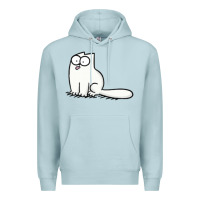 Blue Mist simon's cat 1 Premium Hoodie - lanVoArt