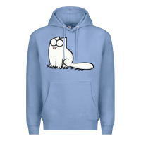 Colony Blue simon's cat 1 Premium Hoodie - lanVoArt