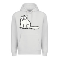 Dove Grey simon's cat 1 Premium Hoodie - lanVoArt