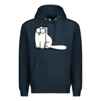 Navy simon's cat 1 Premium Hoodie - lanVoArt