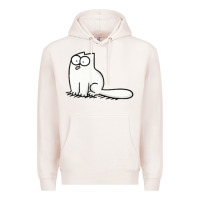 Pale Pink simon's cat 1 Premium Hoodie - lanVoArt