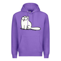 Purple simon's cat 1 Premium Hoodie - lanVoArt
