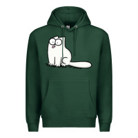 Sports Green simon's cat 1 Premium Hoodie - lanVoArt