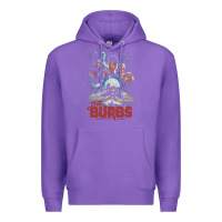 Purple the burbs Premium Hoodie - lanVoArt