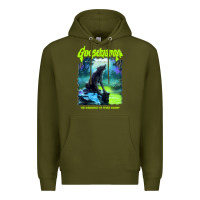 Army Green r.l. stine goosebumps nightmare halloween werewolf fever swamp essenti Premium Hoodie - lanVoArt