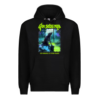 Black r.l. stine goosebumps nightmare halloween werewolf fever swamp essenti Premium Hoodie - lanVoArt