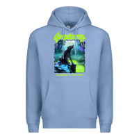 Colony Blue r.l. stine goosebumps nightmare halloween werewolf fever swamp essenti Premium Hoodie - lanVoArt