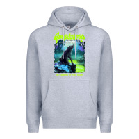 Heather Grey r.l. stine goosebumps nightmare halloween werewolf fever swamp essenti Premium Hoodie - lanVoArt