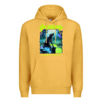 Mustard r.l. stine goosebumps nightmare halloween werewolf fever swamp essenti Premium Hoodie - lanVoArt