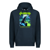 Navy r.l. stine goosebumps nightmare halloween werewolf fever swamp essenti Premium Hoodie - lanVoArt