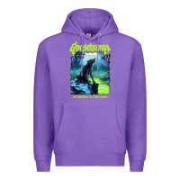 Purple r.l. stine goosebumps nightmare halloween werewolf fever swamp essenti Premium Hoodie - lanVoArt